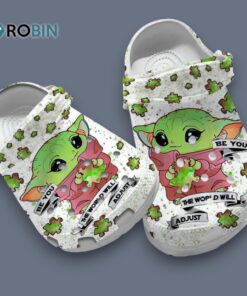 Puzzle Pieces Baby Yoda Autism Classic Crocs