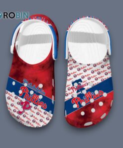 Red October Philadelphia Phillies Baseball Team 3D Printed Crocs