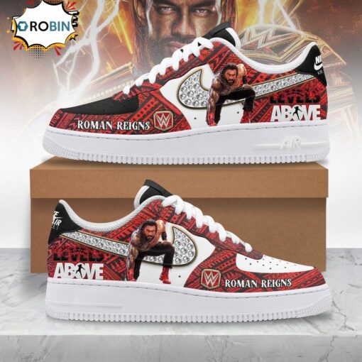 Roman Reigns WWE Level Above Air Force 1 Sneaker