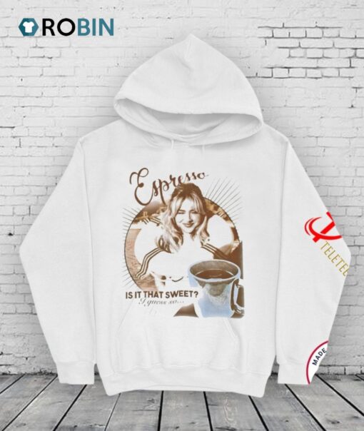 Sabrina Carpenter Is It That Sweet I Guess So Espresso Lover Shirt