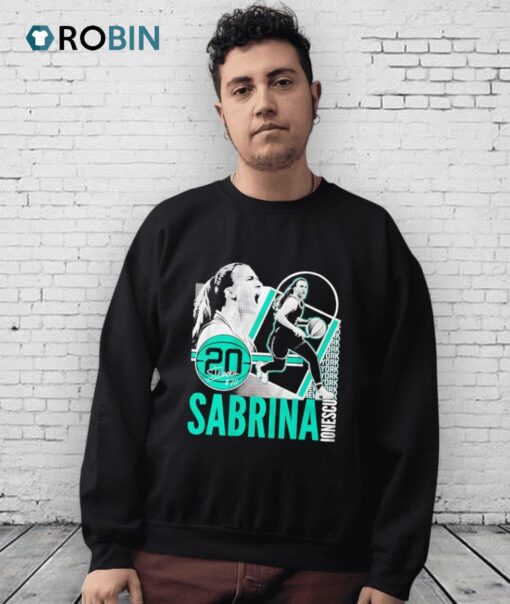 Sabrina Ionescu Collage Frame Shirt