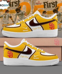 San Diego Padres Air Force Sneaker Shoes Custom Name For Fans Limited Edition