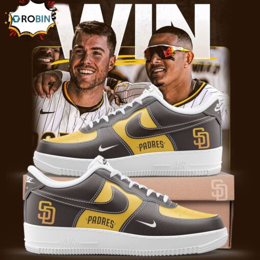 San Diego Padres Custom Name Air Force Sneaker Shoes Limited Edition – For Fans