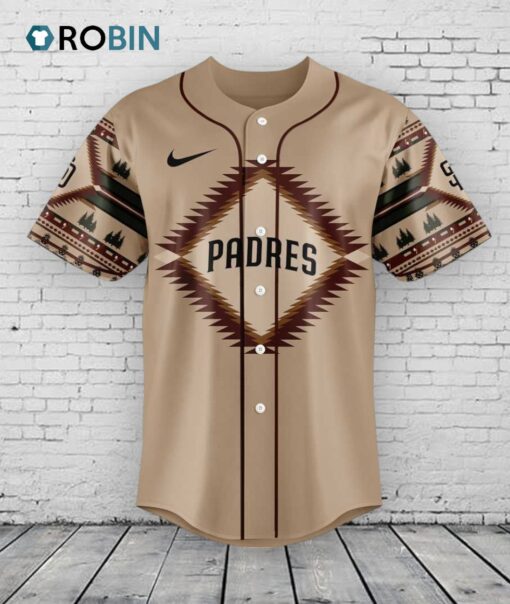 San Diego Padres Native American Heritage Baseball Jersey Shirt Style