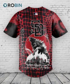 San Diego Padres x Godzilla Baseball Jersey Shirt Style San Diego Padres x Godzilla Baseball Jersey Shirt Style