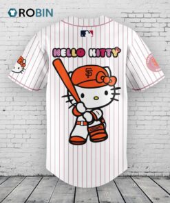 San Francisco Giants x Hello Kitty Night Game V2 Baseball Jersey Shirt Style