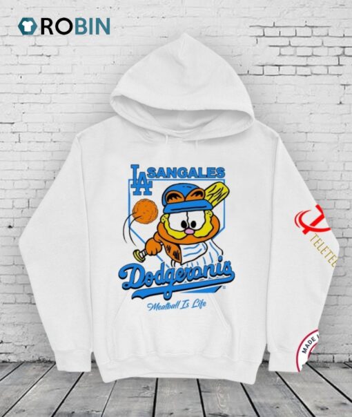 Sangales Los Angeles Dodgers Dodgeronis Meatball Is Like Shirt
