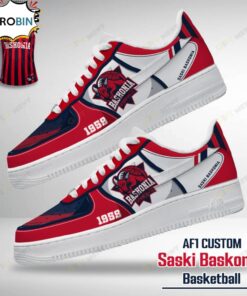Saski Baskonia Air Force Sneaker Boots – Custom EuroLeague Sneakers