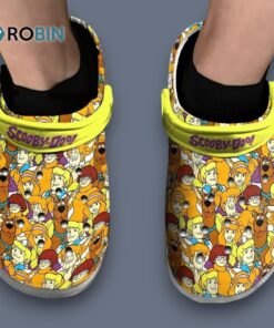 Scooby Doo And Friends Happy Time Yellow Tone Classic Crocs