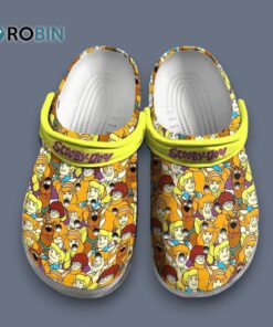 Scooby Doo And Friends Happy Time Yellow Tone Classic Crocs