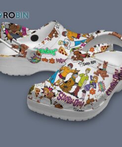 Scooby Doo Cartoon Suba Roo White Classic Crocs