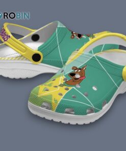 Scooby Doo Geometric Background Classic Crocs
