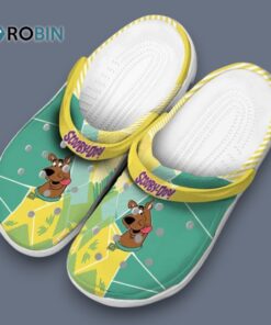 Scooby Doo Geometric Background Classic Crocs