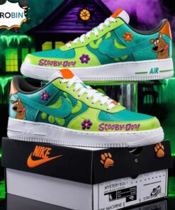 Scooby-Doo Mystery Machine Air Force Sneaker – Custom Cartoon Sneakers