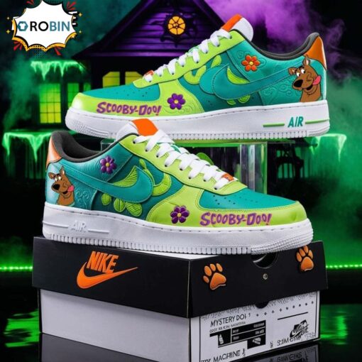 Scooby-Doo Mystery Machine Air Force Sneaker – Custom Cartoon Sneakers