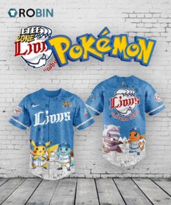 Seibu Lions x Pokémon Go 2025 Limited Edition Baseball Jersey Shirt Style
