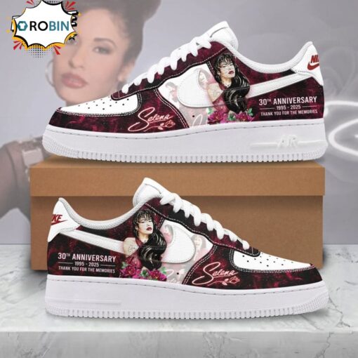 Selena Quintanilla 30th Anniversary 1995-2025 Custom Air Force Sneaker Shoes Limited Edition