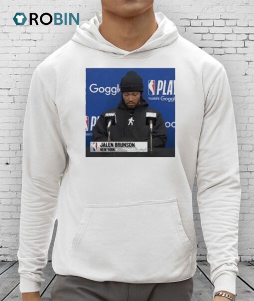 Sidetalk Jalen Brunson Press Conference Shirt