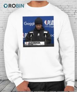 Sidetalk Jalen Brunson Press Conference Shirt Sidetalk Jalen Brunson Press Conference Shirt