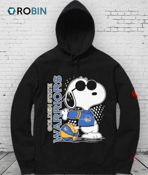Snoopy Fan Golden State Warriors X The Peanuts Shirt