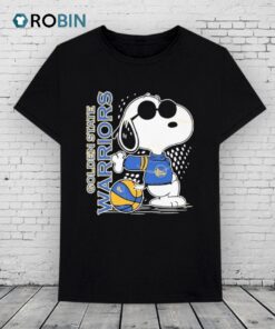 Snoopy Fan Golden State Warriors X The Peanuts Shirt