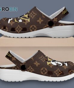 Snoopy x LV Pattern Classic Crocs