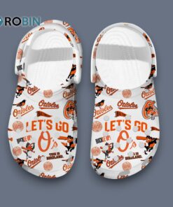 Soft & Comfortable Clogs Let’s Go Baltimore Orioles Slippers Soft & Comfortable Clogs Let’s Go Baltimore Orioles Slippers