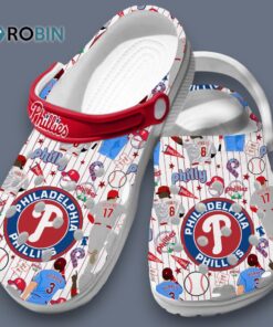 Soft & Comfortable Clogs Philadelphia Phillies MLB Baseball Slippers