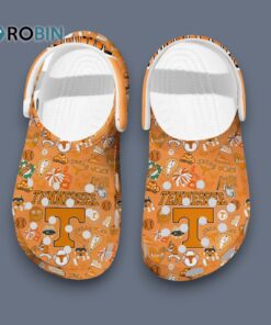 Soft & Comfortable Tennessee Volunteers Orange Clogs For Kids & Adults