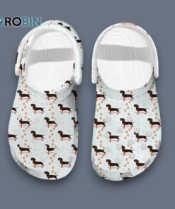 Soft And Comfort Shoes Little Dachshund Pattern Classic Crocs