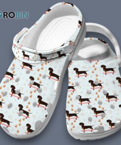 Soft And Comfort Shoes Little Dachshund Pattern Classic Crocs