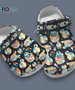 Star Wars Spaceship Cartoon Black Classic Crocs