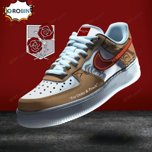 Station guards Attack On Titan x Air Force Sneaker Boots