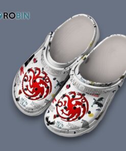 Stylish White Shoes House Of Dragon Movie Classic Crocs