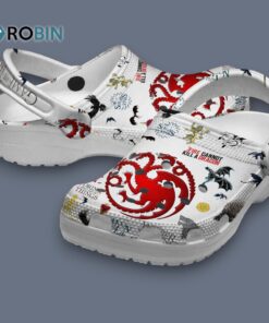 Stylish White Shoes House Of Dragon Movie Classic Crocs
