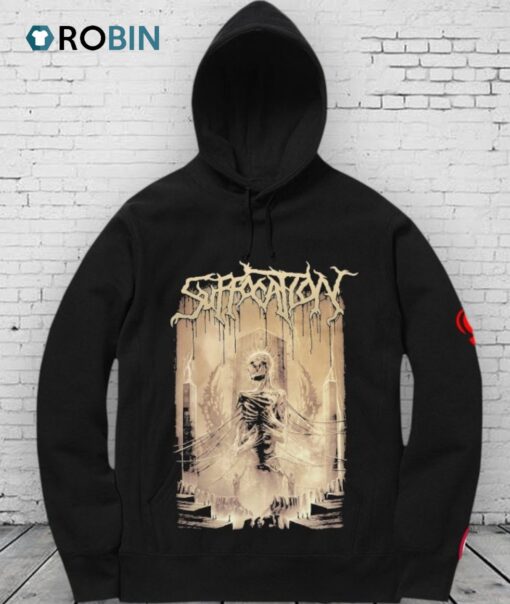Suffocation Bow To No One Skeleton Shirt