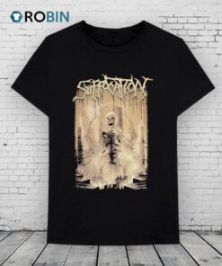 Suffocation Bow To No One Skeleton Shirt