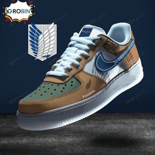 Survay Attack On Titan x Air Force Sneaker Boots