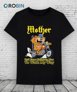 Tasmanian Devil Mother Tell Your Children Not To Walk My Way Motor Taz Looney Tunes Shirt