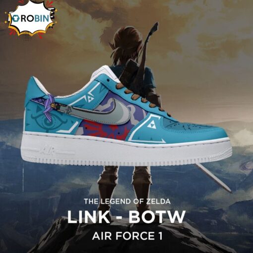 The Legend Of Zelda Breath Of The Wild Link Air Force 1