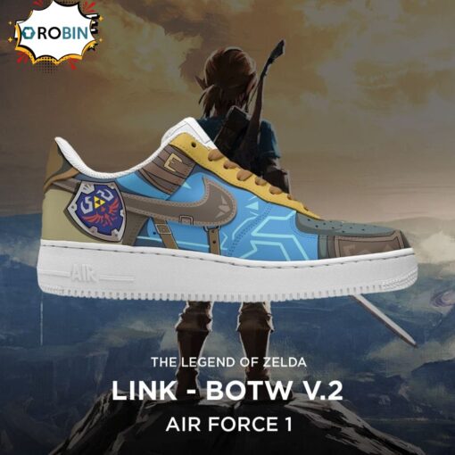 The Legend Of Zelda Breath Of The Wild Link Hylian Shield Air Force 1