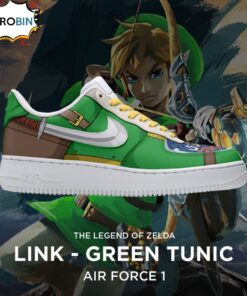 The Legend Of Zelda Link Green Tunic Air Force 1