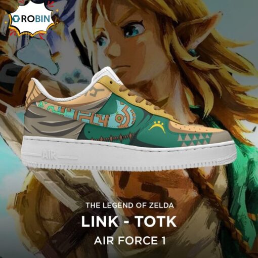 The Legend Of Zelda Tears Of The Kingdom Link Air Force 1