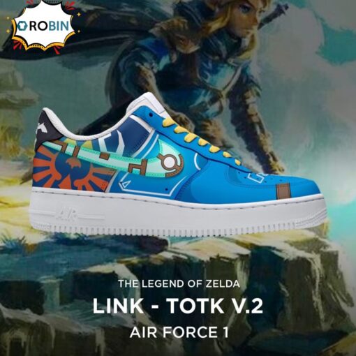 The Legend Of Zelda Tears Of The Kingdom Link Champion’s Leathers Air Force 1