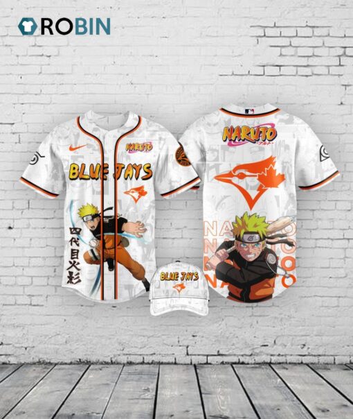 Toronto Blue Jays MLB x Naruto Baseball Jersey Shirt Style Editions Limited