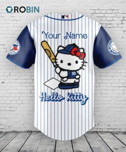 Toronto Blue Jays x Hello Kitty Special Edition Game Night Baseball Jersey Shirt Style
