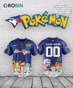 Toronto Blue Jays x Pokémon Go Limited Edition Baseball Baseball Jersey Shirt Style