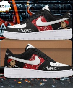 Tupac Shakur Nike Air Force 1 Sneaker Limited Edition Design