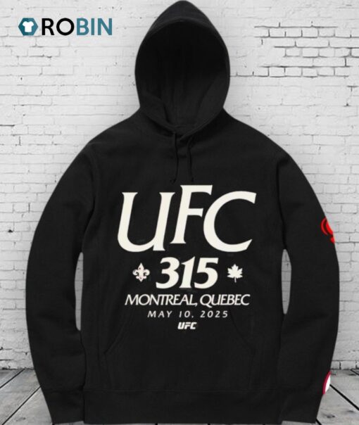 Ufc 315 Location In Montreal Quebec On May 10th 2025 Shirt