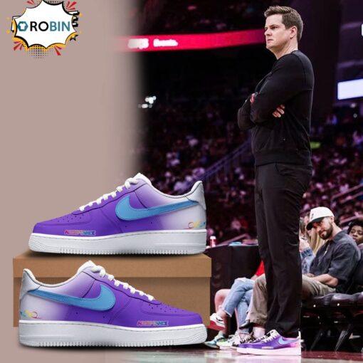 Utah Jazz Limited Edition Air Force Sneakers 2025 V2